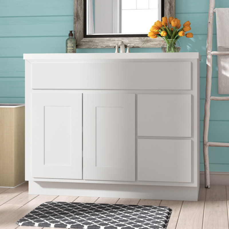 Highland Dunes Haxby 42" Bathroom Vanity Base Only Wayfair